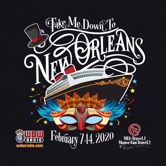 WDW Radio NOLA Cruise (Dark shirts) by wdwradio